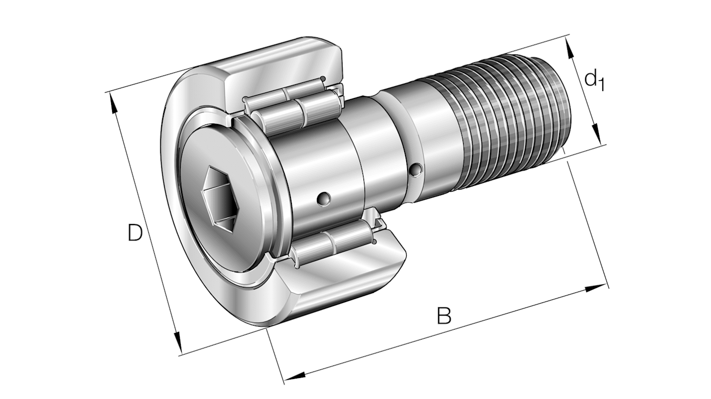 Cuscinetto a rullo INA, Ø 47mm