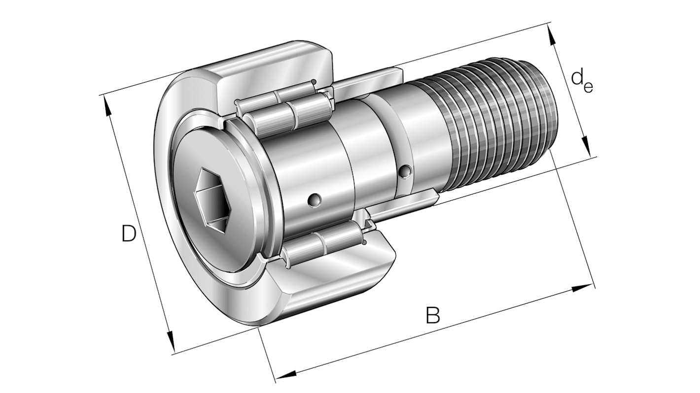 Cuscinetto a rullo INA, Ø 52mm