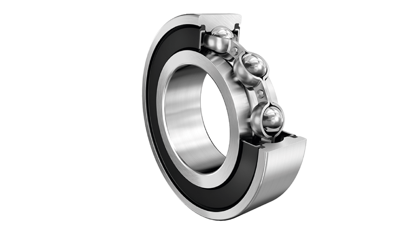 FAG 61801-2RSR-HLC Single Row Deep Groove Ball Bearing- Both Sides Sealed 12mm I.D, 21mm O.D