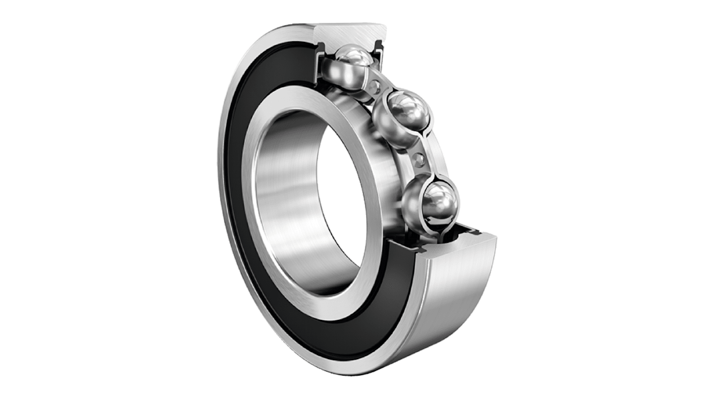 FAG 625-2RSR-HLN Single Row Deep Groove Ball Bearing- Both Sides Sealed 5mm I.D, 16mm O.D