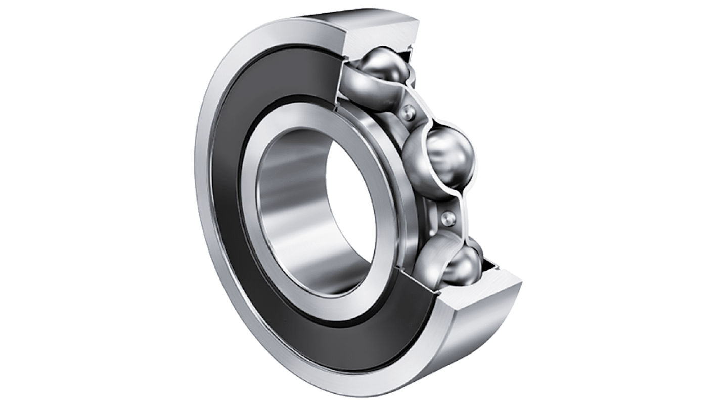Cuscinetto a sfera Cuscinetti radiali a una corona di sfere FAG in Acciaio, Ø int. 25mm, Ø est. 62mm, Largh. guida 17mm