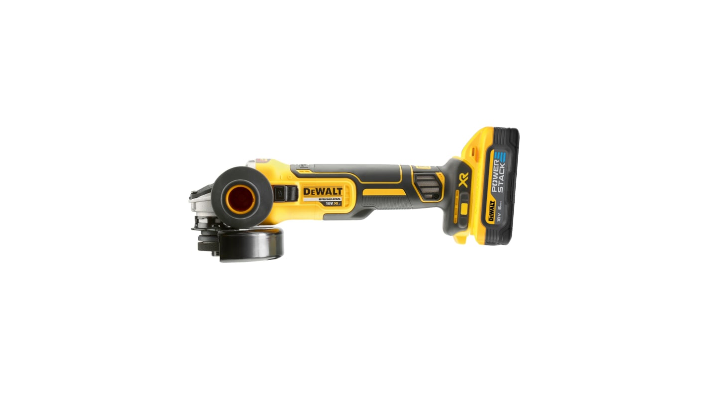 Meuleuse 125 mm XR 18V 5Ah Li-Ion Brushl