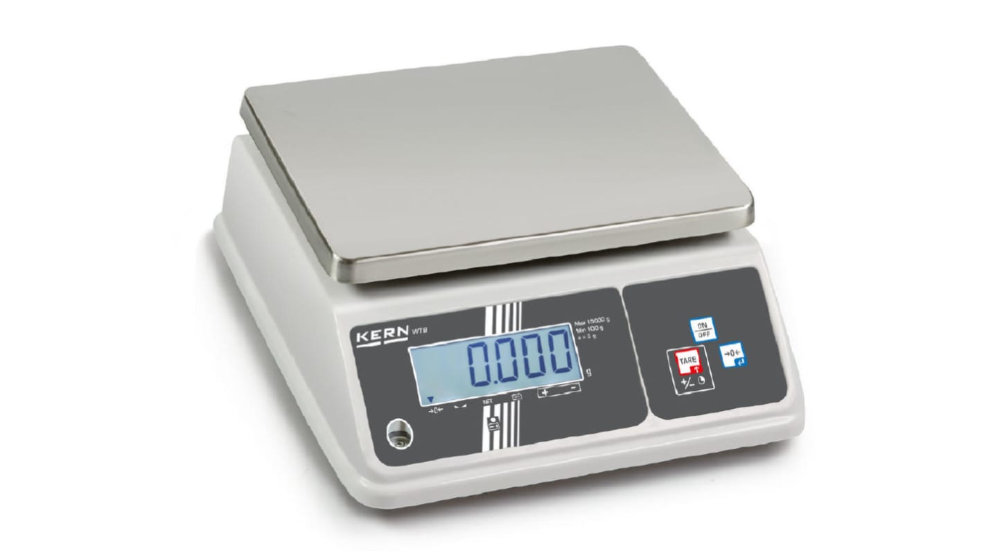 Kern WTB 6K-3N Bench Weighing Scale, 6kg Weight Capacity