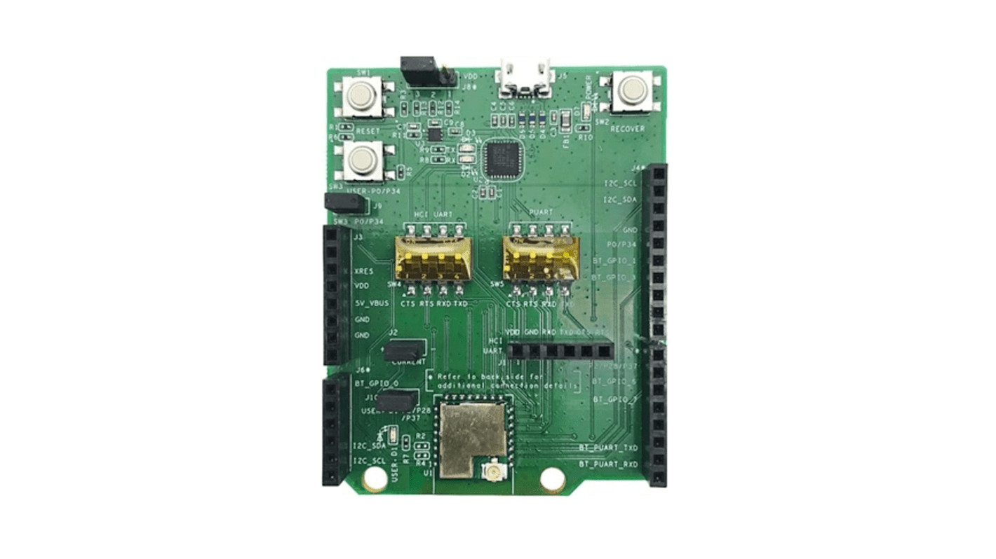 Placa de evaluación Bluetooth Placa de desarrollo Infineon CYBT-333047-EVAL, frecuencia 2.4GHz