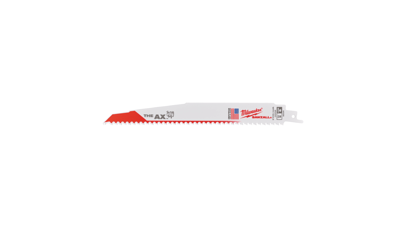 Lame de scie sabre Milwaukee, Longueur de coupe 230mm, pour Matériaux multiples