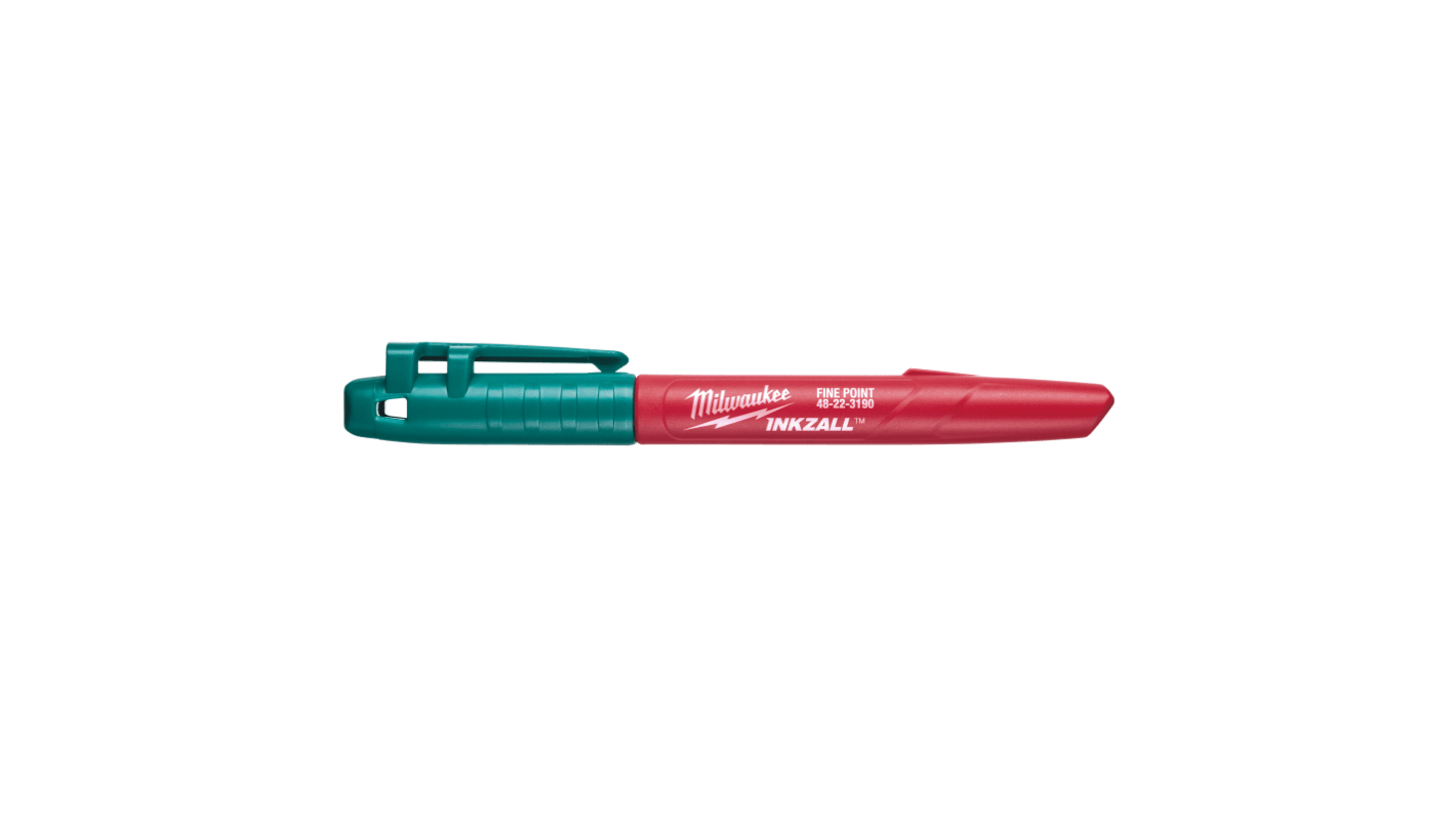 Milwaukee Nero, Blu, Verde, Rosso Pennarello indelebile 1 mm