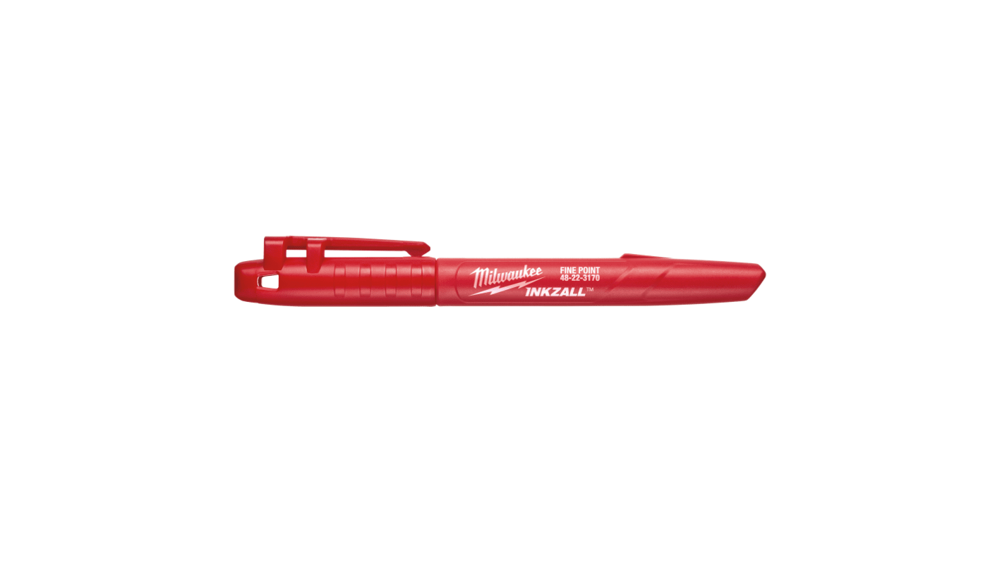 Milwaukee Rosso Pennarello indelebile 1 mm