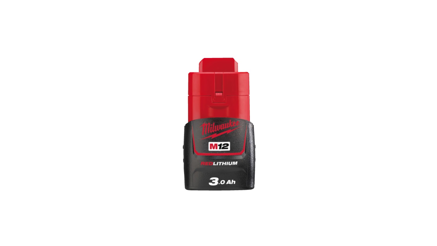 Batteria per utensili elettrici Milwaukee Li-Ion da 12V, 3Ah