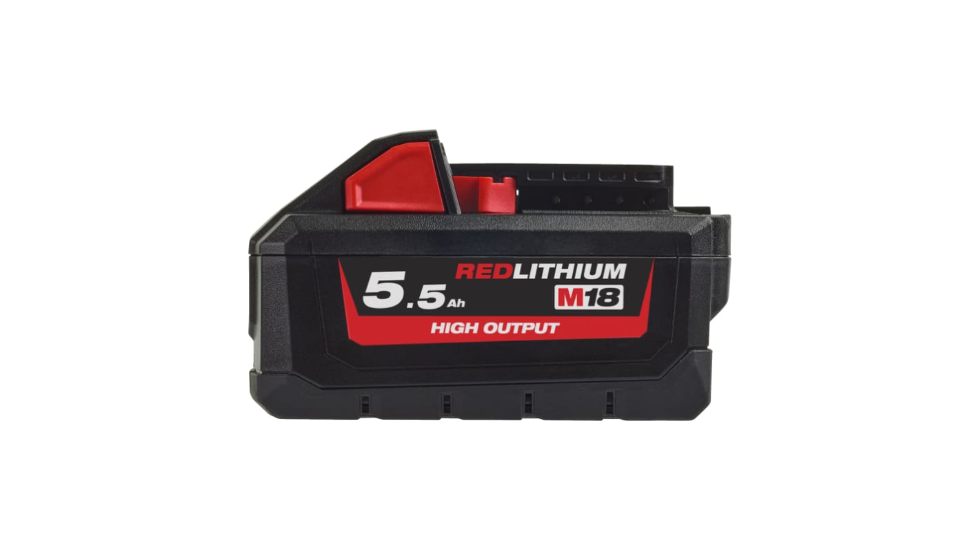 Milwaukee 4932464712 5.5Ah 18V Power Tool Battery, For Use With M18 Series