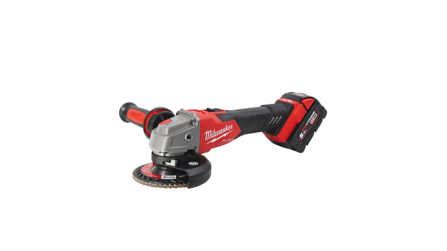 Smerigliatrice angolare Milwaukee M18 FSAG125XB-502X, disco 125mm, vel. 8500giri/min, 18V, 1200W, Cordless