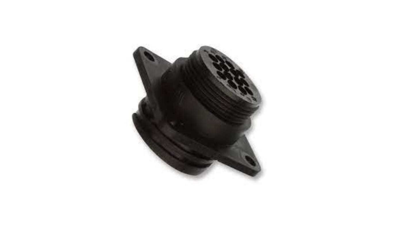 TE Connectivity 连接器外壳插座, 600 V 交流, 电缆安装, 热塑性塑料外壳, AMP CPC系列
