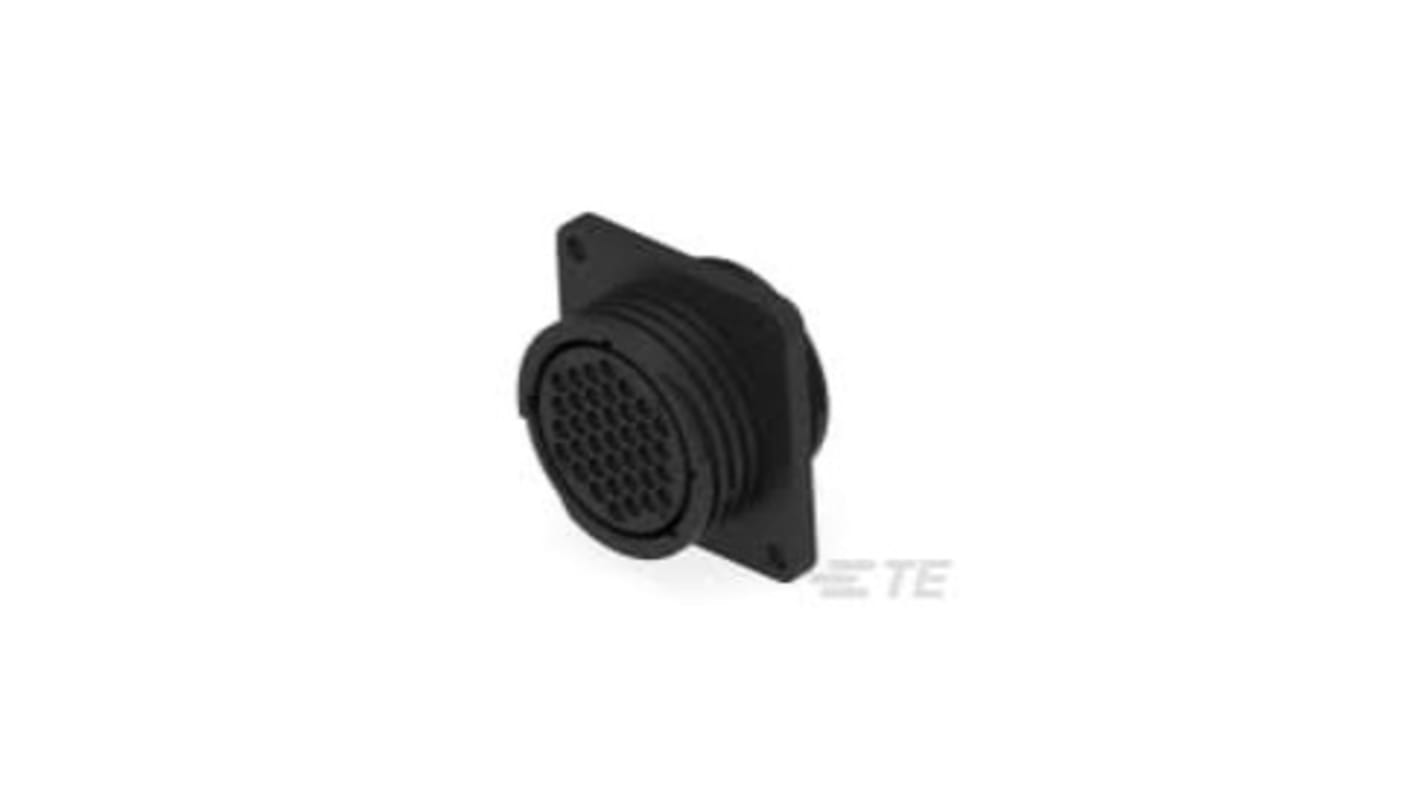 TE Connectivity 连接器外壳插座, 600 V 交流, 面板安装, GF 尼龙外壳, AMP CPC系列