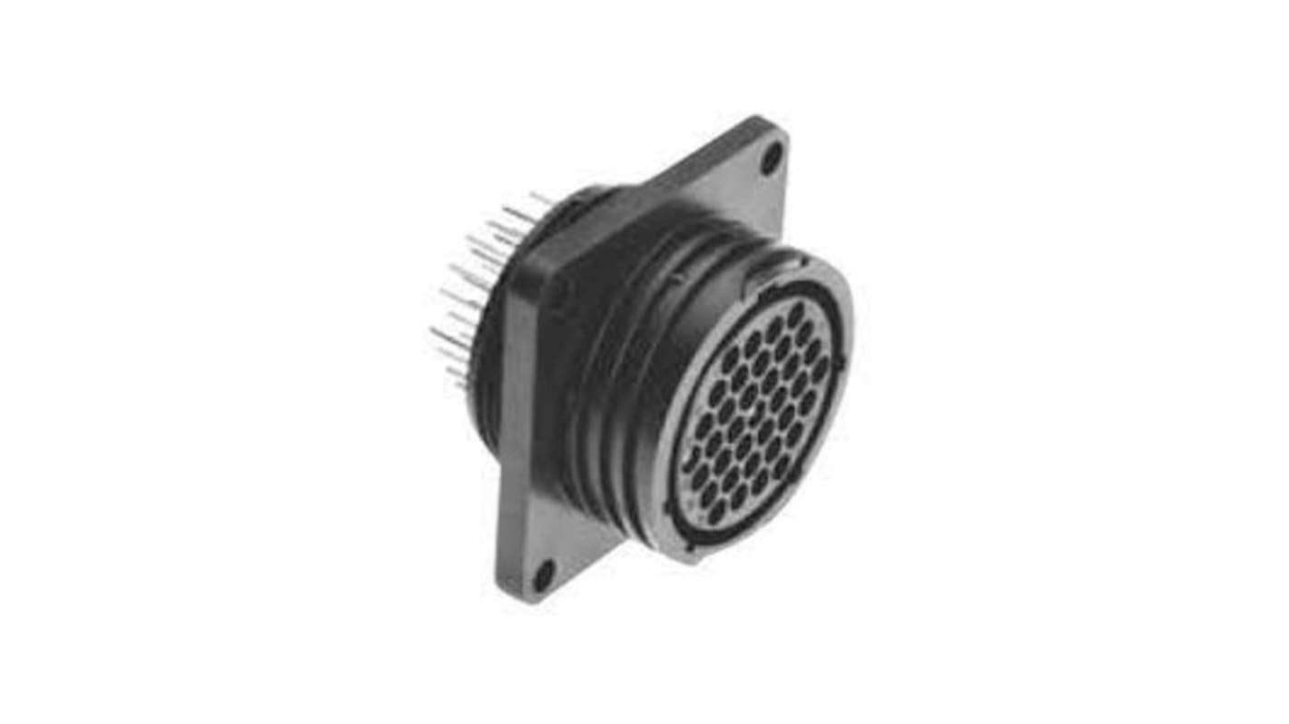 TE Connectivity 电源连接器插座, 250 V 交流, 面板安装, 通孔端接, PA外壳, AMP CPC系列