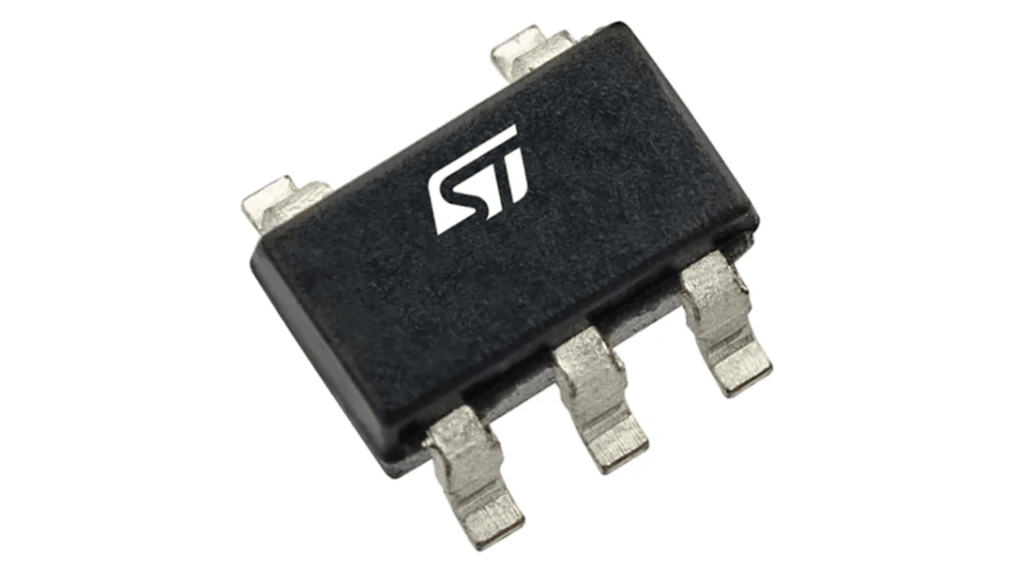 STMicroelectronics 低噪声LDO稳压芯片, 0.3 V输出, 300mA最大输出, 单路输出, ± 0.5%精度