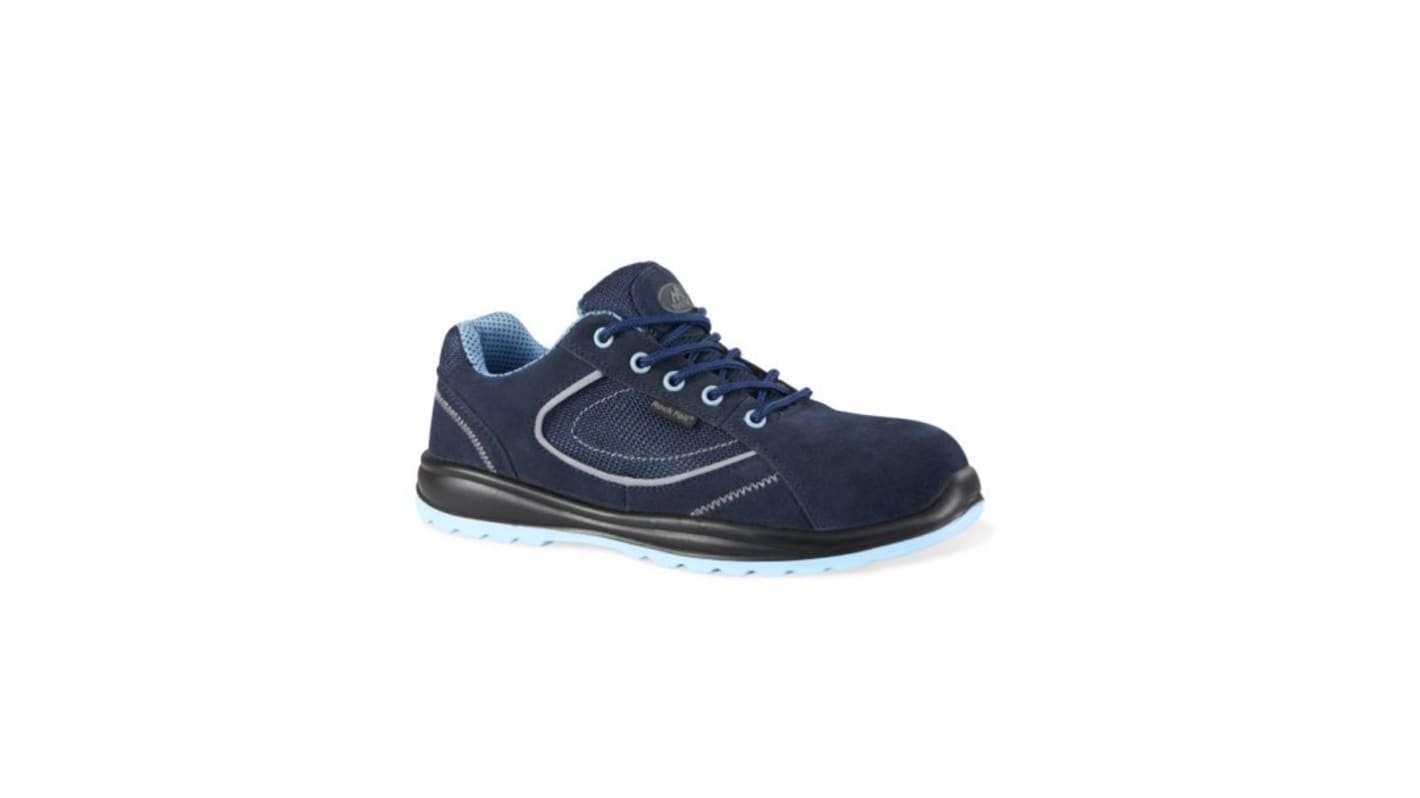 Rockfall Damen Sicherheitshalbschuhe Marineblau, mit Zehen-Schutzkappe, Größe 41 / UK 7