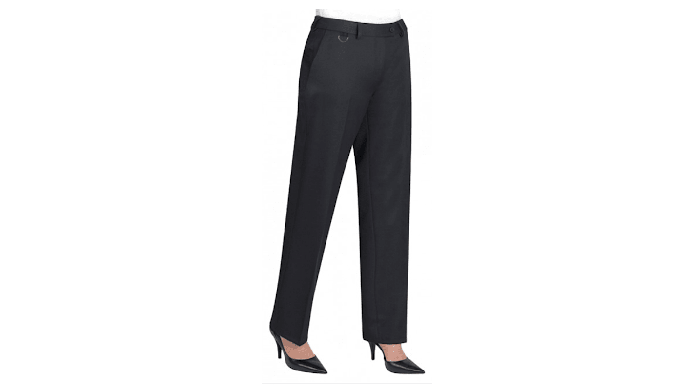Brook Tavener 2256 Damen Hose, 100 % Polyester Schwarz Haltbar, Größe 80.6cm / 32Zoll