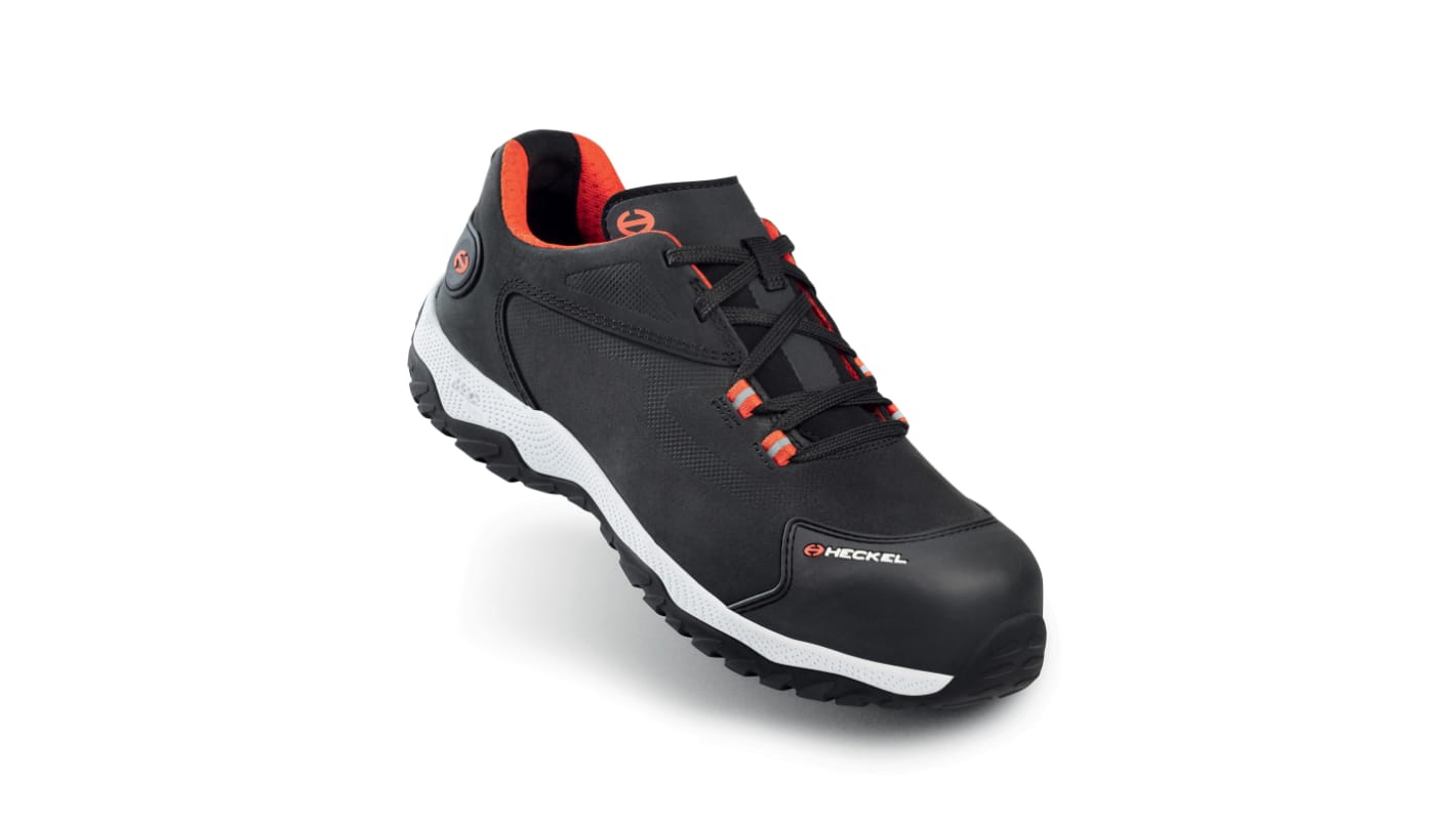 Zapatos de seguridad Unisex Heckel de color Negro, Blanco, talla 46, S3 SRC