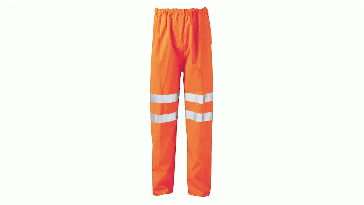 Pantalon haute visibilité Orbit International, Orange, Antistatique, Retardateur de flamme