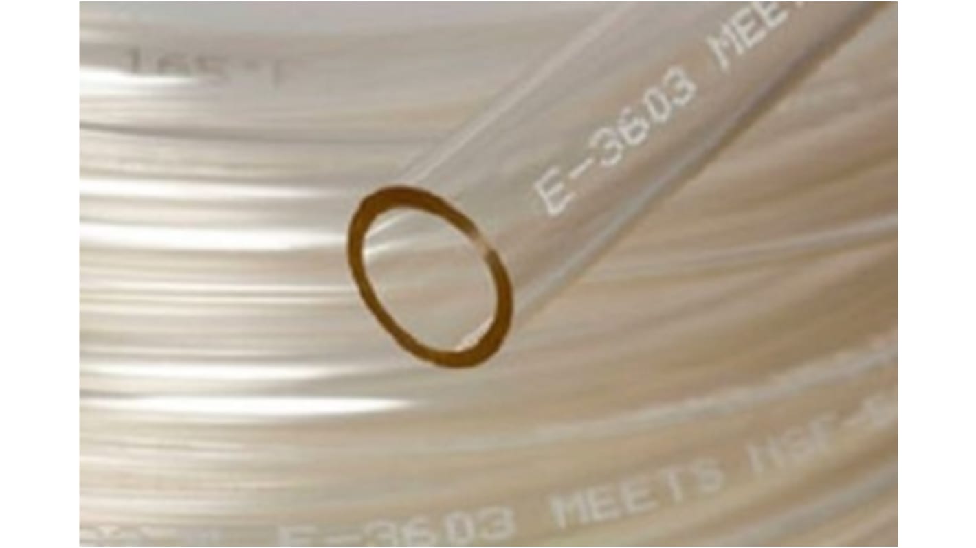 Saint Gobain Tygon® E-3603 Special PVC, Flexible Tubing, 12.7mm ID, 15.9mm OD, Clear, 15m