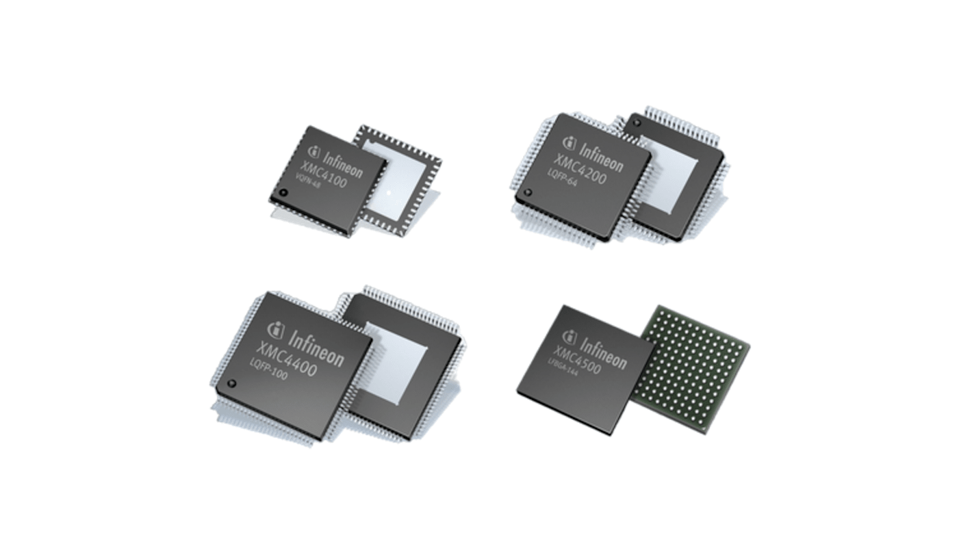 Infineon XMC4500单片机, 32-bit ARM Cortex M4内核, 144针, LFBGA