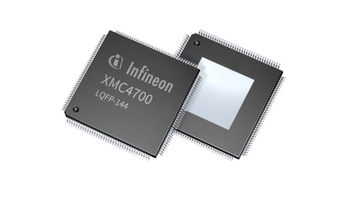 Infineon XMC4700F144K2048AAXQMA1 32-bit ARM Cortex M4 Microcontroller, XMC4700, 144-Pin LFBGA