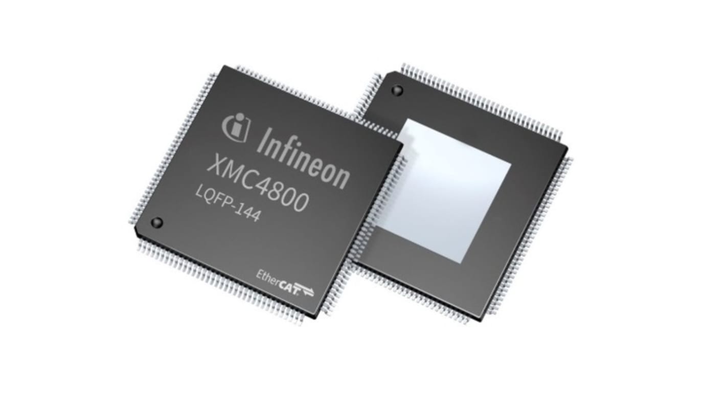 Infineon XMC4800单片机, 32-bit ARM Cortex M4内核, 144针, LFBGA