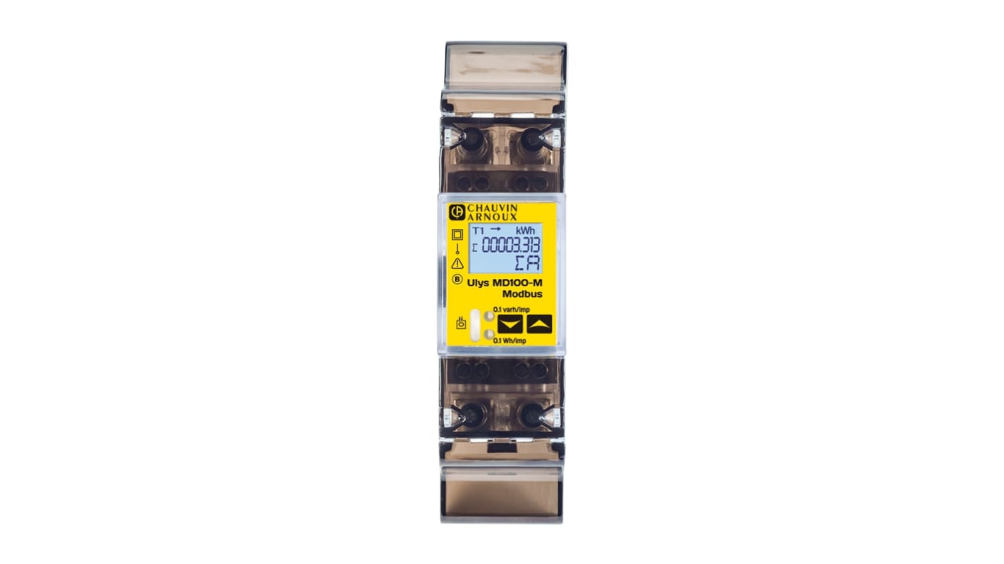 Contatore di energia Chauvin Arnoux Energy, ULYS MD100, monofase fasi, display LCD a 6 cifre
