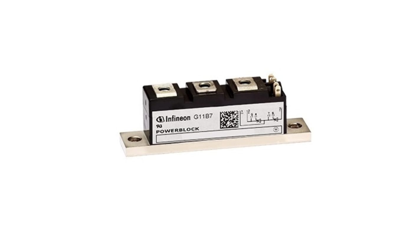 Infineon 可控硅模块, 二极管, BG-PB20-1, 最大栅极触发电流120mA
