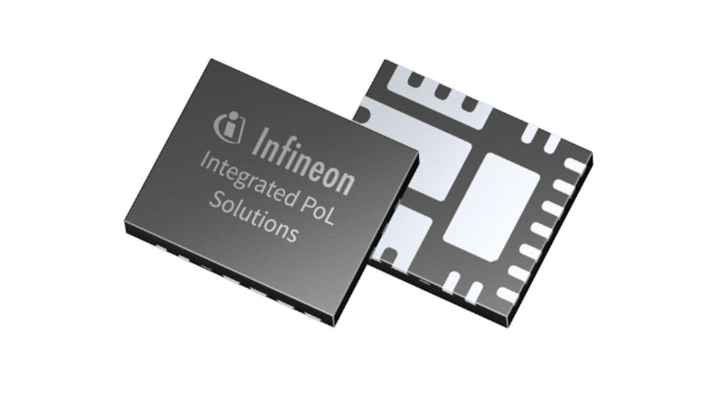 Infineon 直流-直流芯片, 0.5 → 14 V输出, 30A最大输出, 单路输出, PQFN, 24针, 1.6%精度
