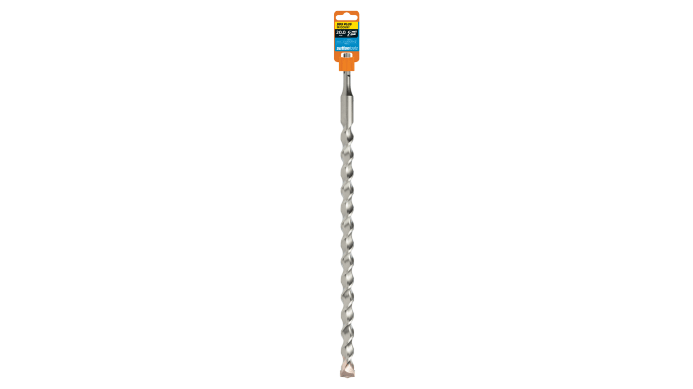 Sutton Tools Tungsten Carbide Tip Masonry Drill Bit for Masonry, 20mm Diameter, 460 mm Overall