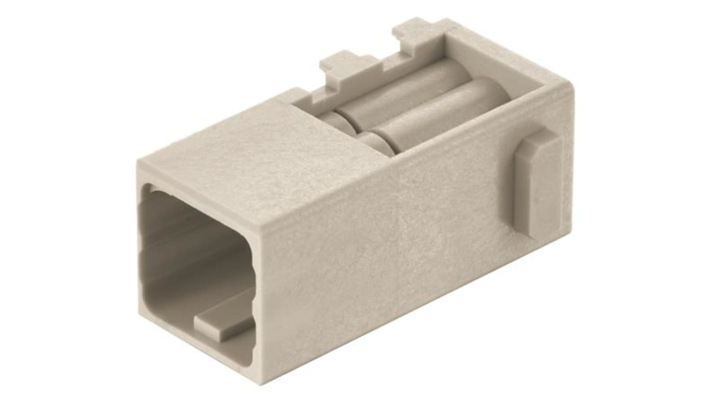 HARTING 6针10A重载连接器公插, 250 V, 电缆安装, Han-Modular, Han-Domino系列