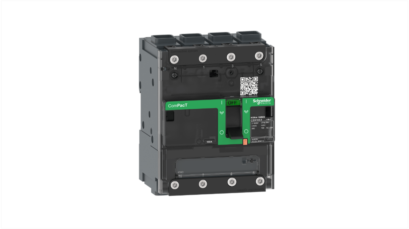 Schneider Electric Switch Disconnector, 4 Pole, 50A Fuse Current