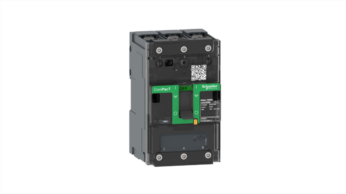 Schneider Electric Switch Disconnector, 3 Pole, 160A Fuse Current