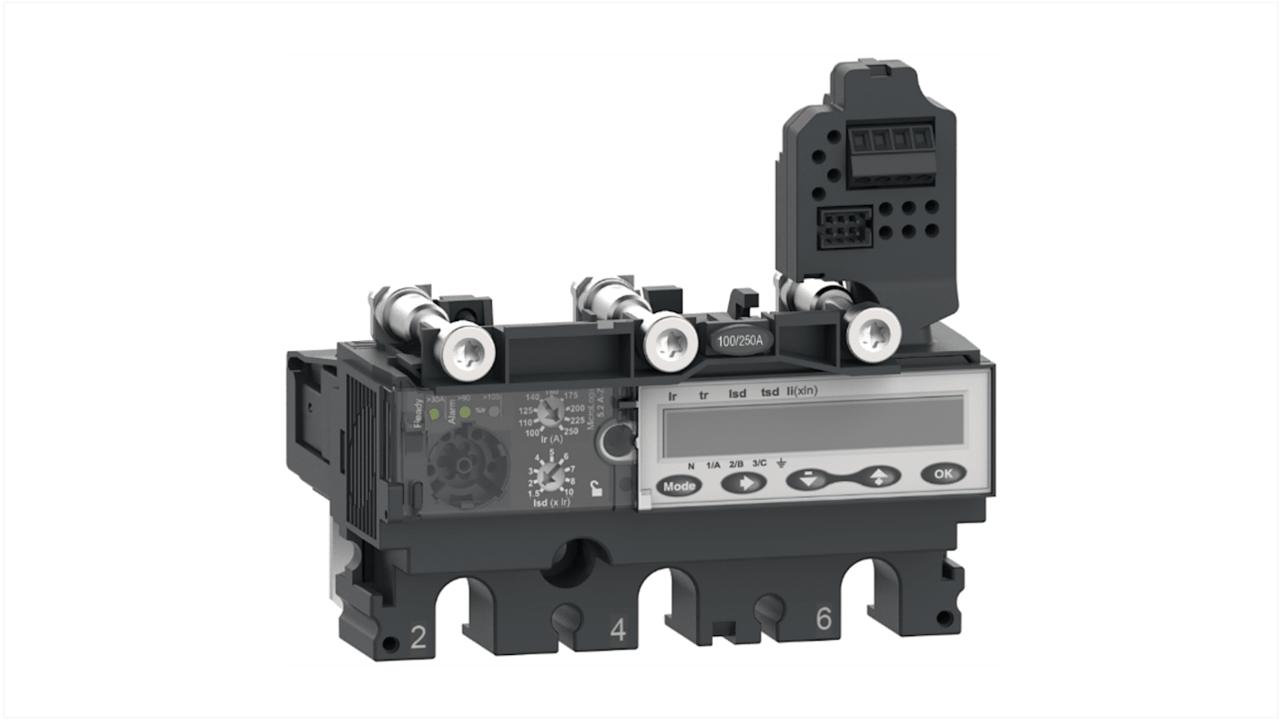 Schneider Electric ComPacT New Generation Trip Unit for use with ComPacT NSX250 Circuit Breakers