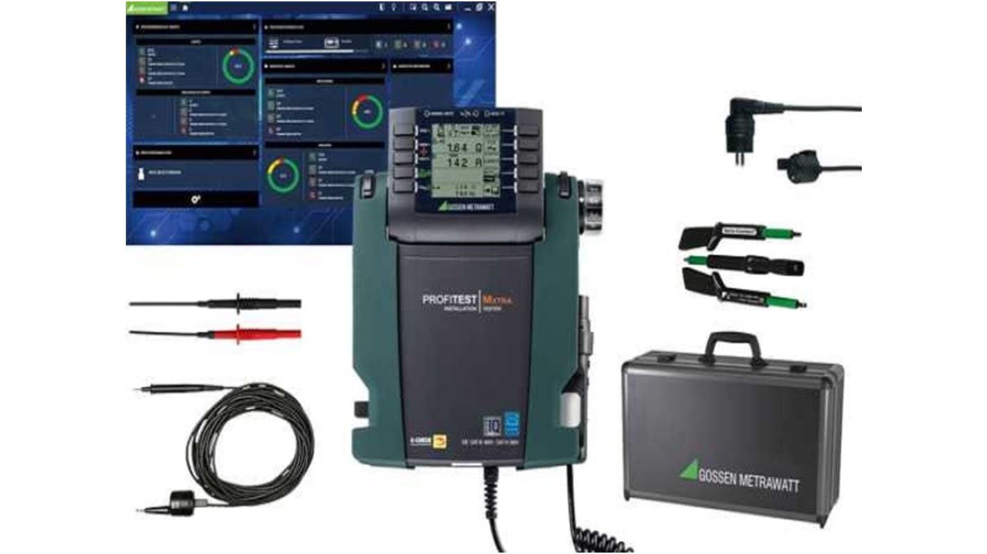Gossen Metrawatt XTRA IQ Master Package Multifunktionsprüfgerät Zweidraht, 2-adrig (nicht auslösender Bereich), 3-adrig