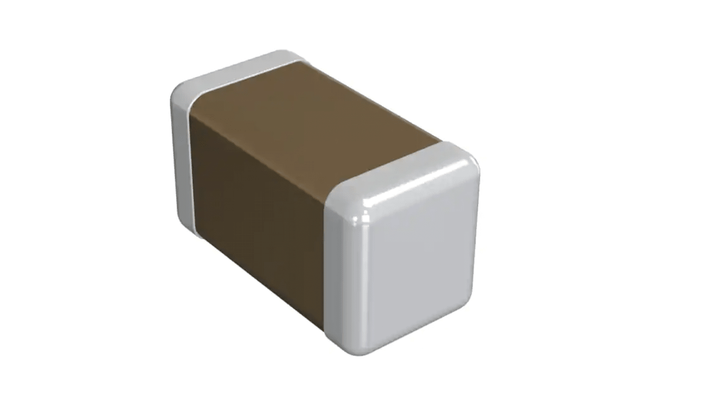 Murata, SMD MLCC, Vielschicht Keramikkondensator X5R, 1μF / 25V dc, Gehäuse 0402 (1005M)