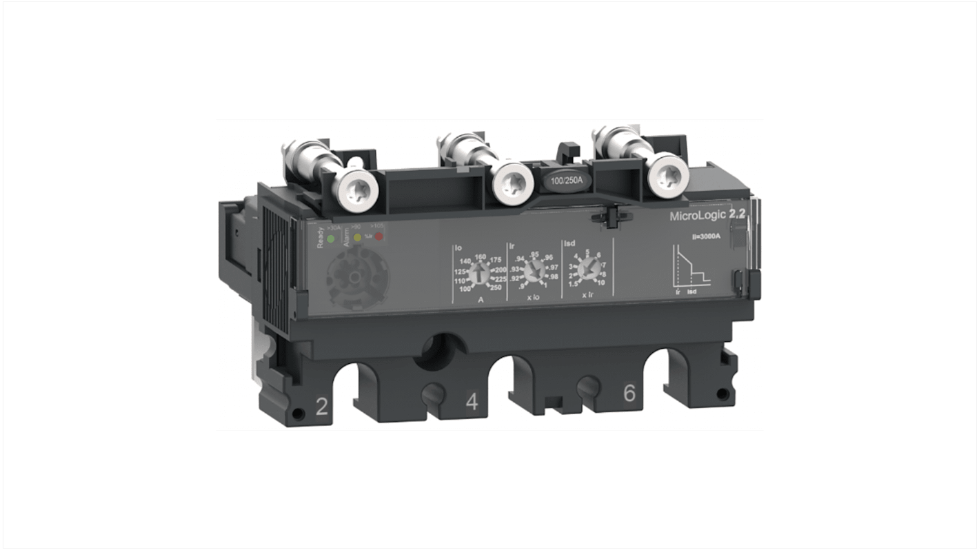 Schneider Electric ComPacT New Generation Trip Unit for use with ComPacT NSX100/160/250 Circuit Breakers