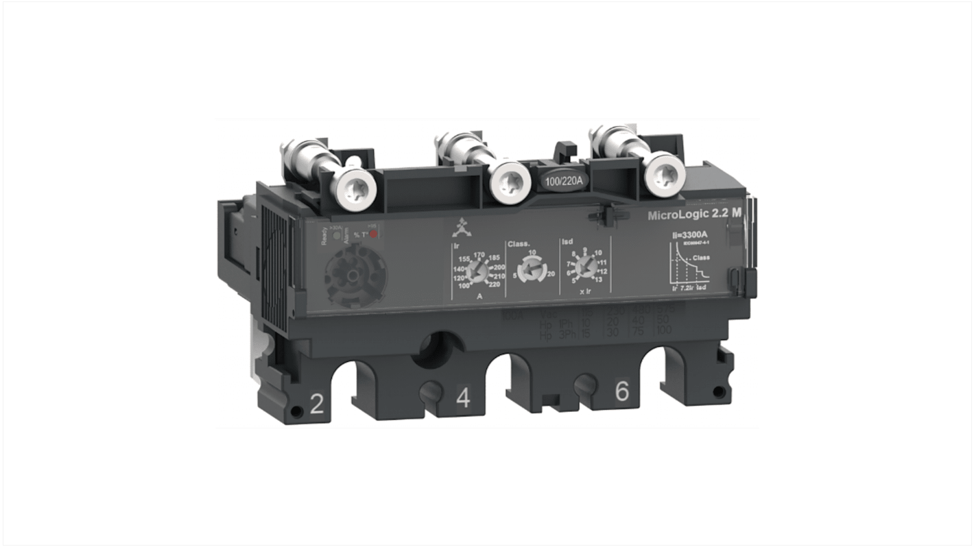 Schneider Electric ComPacT New Generation Trip Unit for use with ComPacT NSX 100/160/250 Circuit Breakers