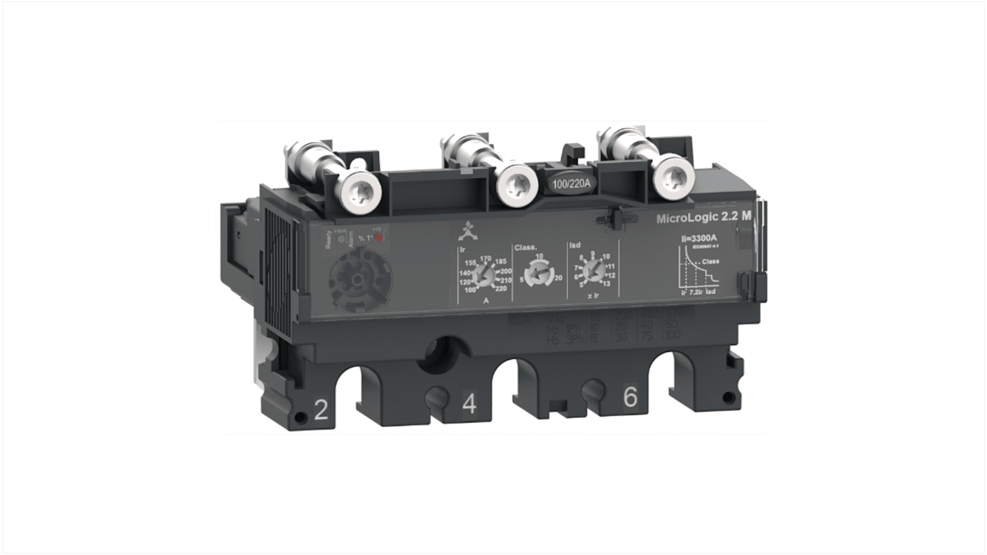 Schneider Electric ComPacT New Generation Trip Unit for use with ComPacT NSX100/160/250 Circuit Breakers