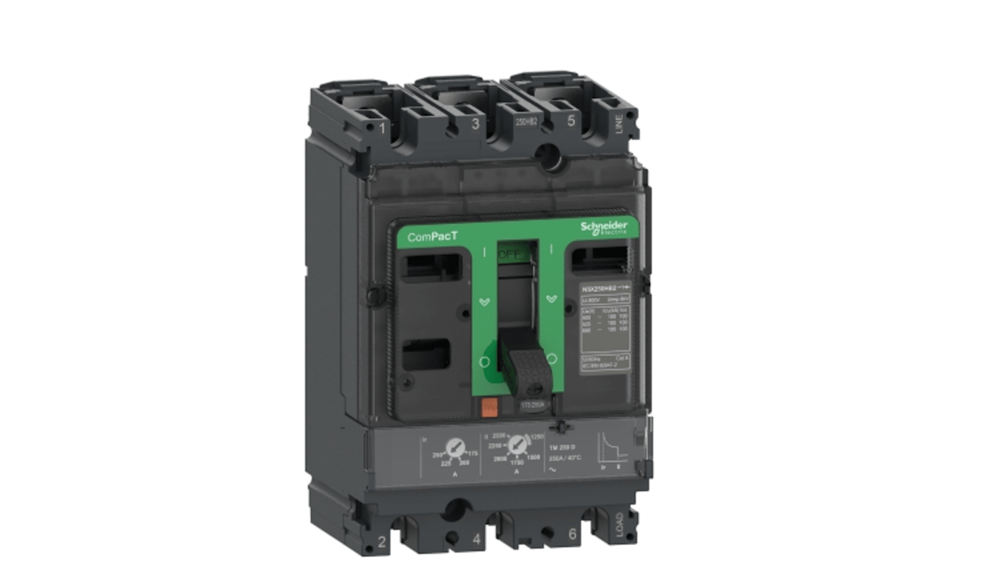 Schneider Electric, ComPacT MCCB 3P 32A, Fixed Mount