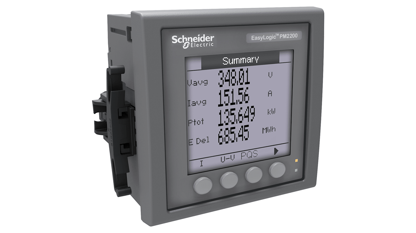 Schneider Electric - Easy Series 3 Phase LCD Energy Meter, Type Energy Meter