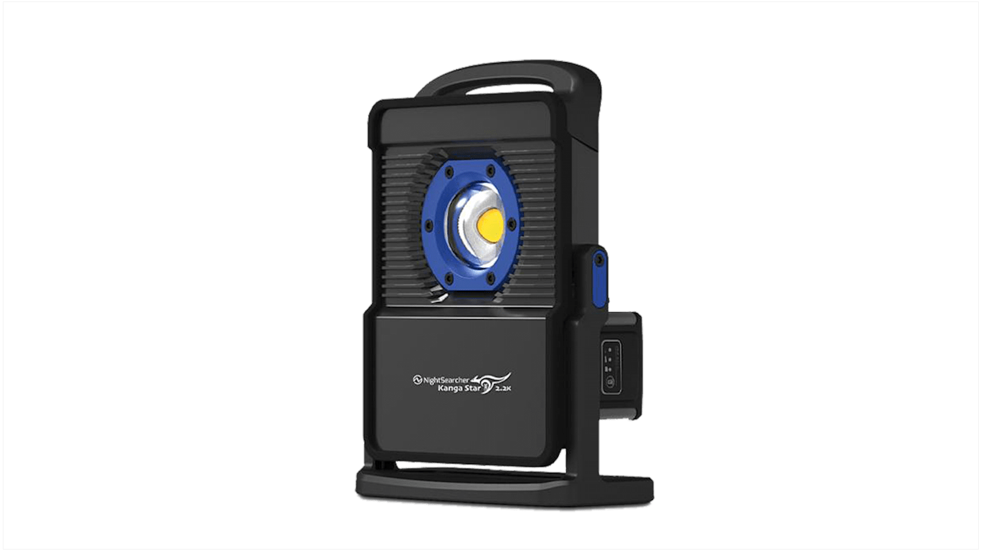 Luz de trabajo, Nightsearcher, NSKANGASTAR2.2K-B, Lámpara de Trabajo Plegable, LED, 240 V, IP65