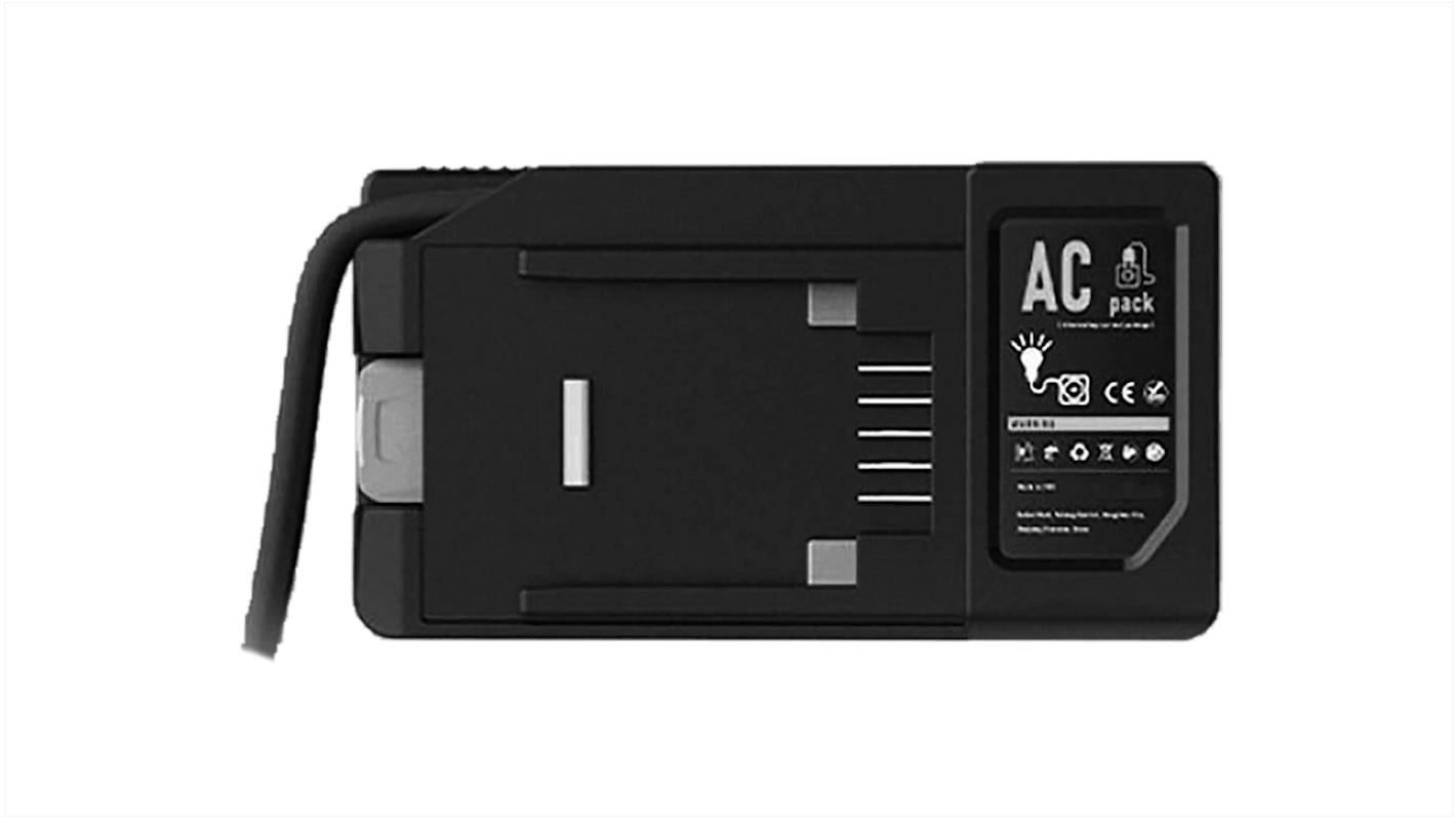 Adaptateur c.a. Nightsearcher, 5 000 → 10 000 lumens, 14,4 → 18 V, IP65, prise UK