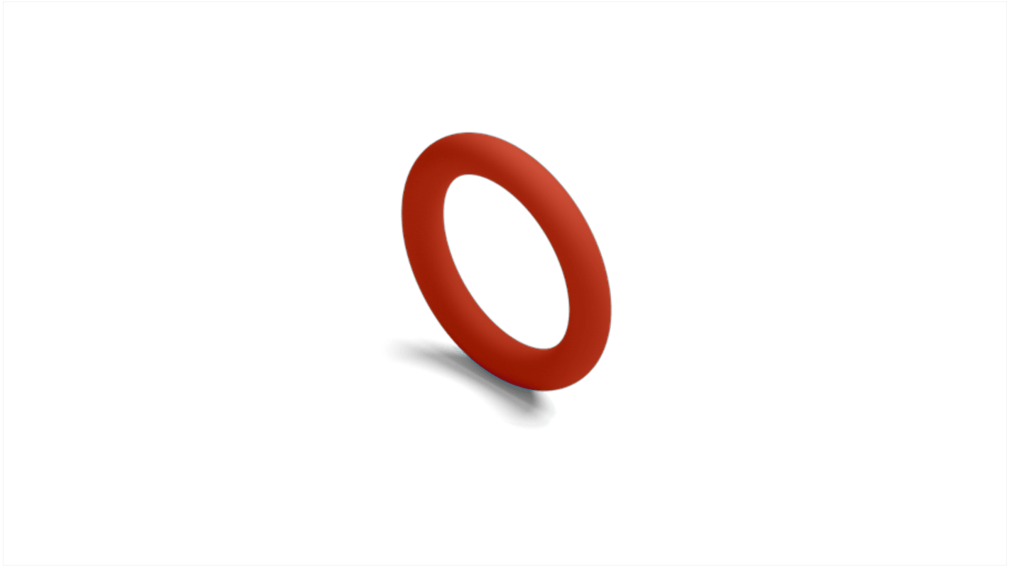 RS PRO O-Ring Silikon, Innen-Ø 132mm / Außen-Ø 138mm, Stärke 3mm