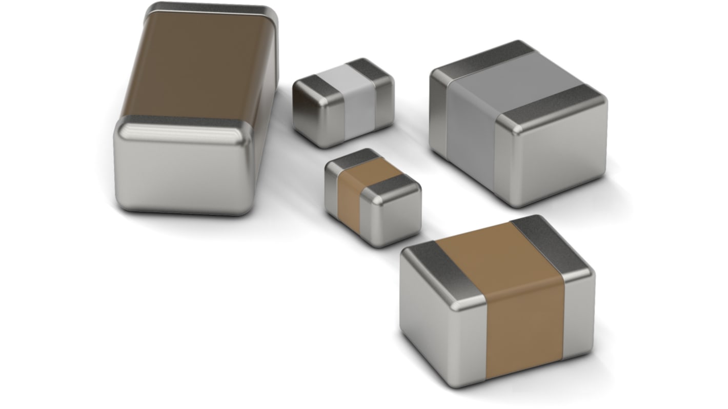 Wurth Elektronik 220nF Multilayer Ceramic Capacitor MLCC, 630V dc V, SMD