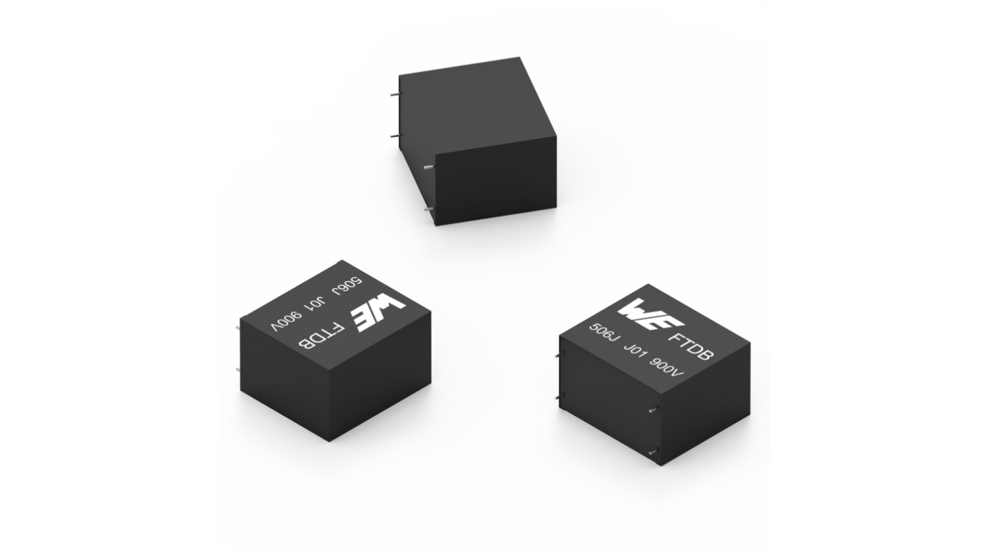 Wurth Elektronik WCAP-FTDB Film Capacitor, 1kV dc, 5%, 40μF, Through Hole