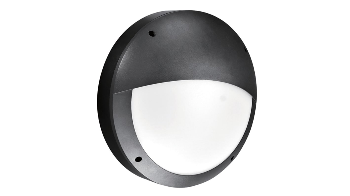 PowerLED Round LED Bulkhead Light, 18 W, 240 V ac, IP65