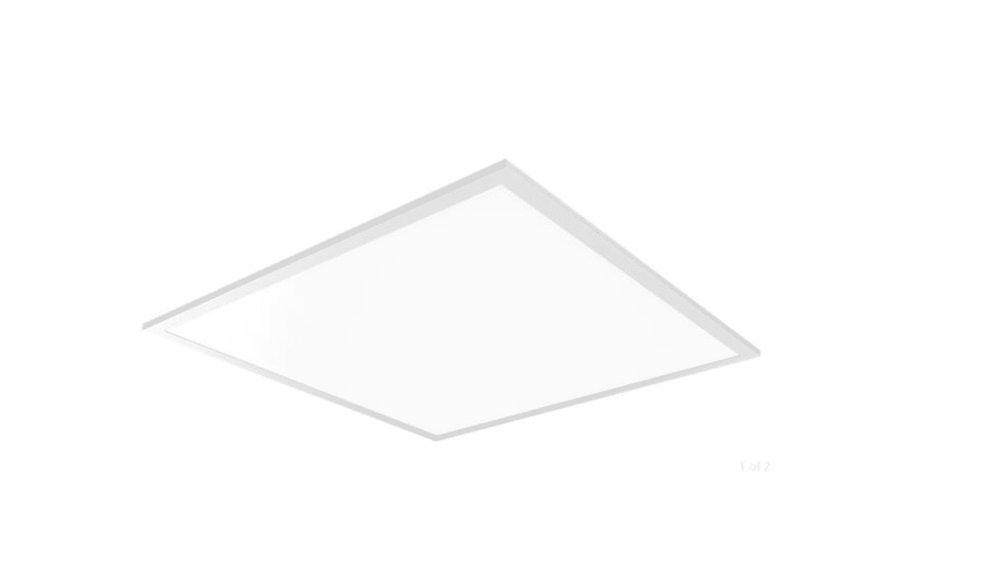 PowerLED 40 W LED平板灯, 方形, 冷白色, 3500 lm/W, 23.42 in长x595 mm宽