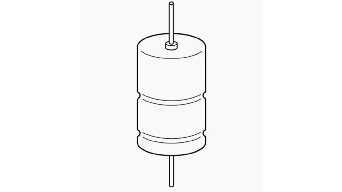 EPCOS 1mF Aluminium Electrolytic Capacitor 100V dc, Axial, Through Hole - B41693A9108Q001