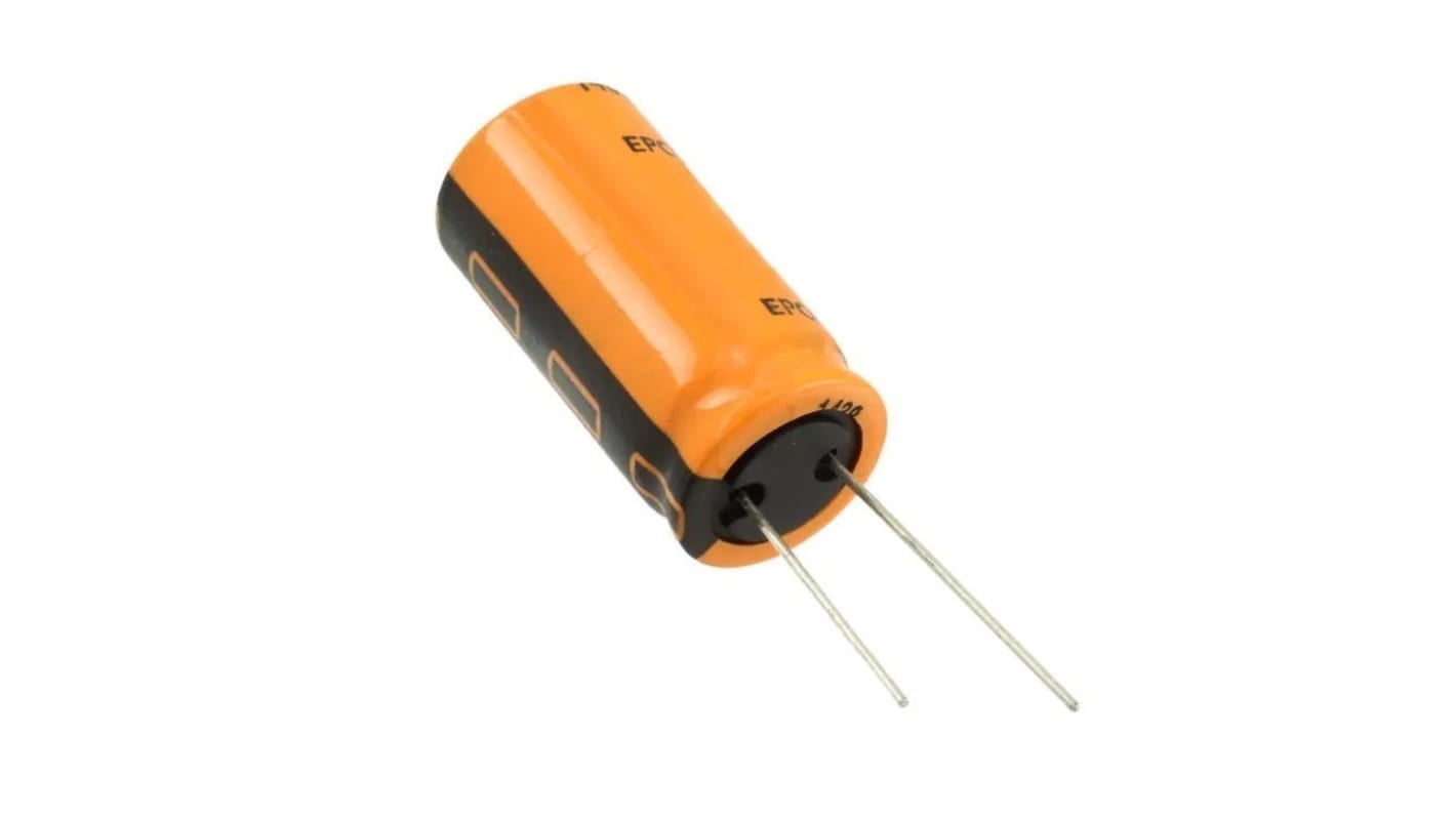 EPCOS 2.2mF Aluminium Electrolytic Capacitor 35V dc, Radial, Through Hole - B41888D7228M000